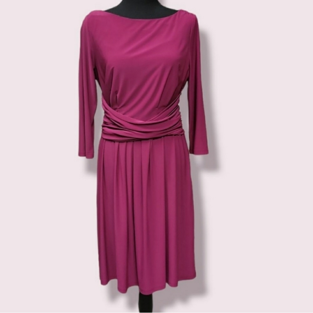ELIZA J...LIGHT PLUM DRESS...SIZE:10